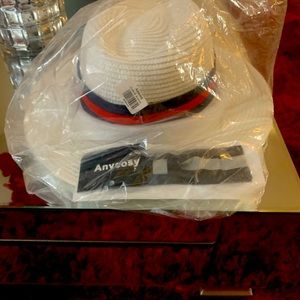 Stylish Hat w/ Extra Ribbon for Brim!